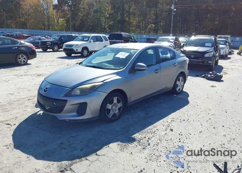 2013 Mazda Mazda3 I Sv из США, поврежденный, VIN JM1BL1TF7D1704816